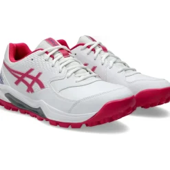 Asics GEL-LETHAL FIELD 2 hockeyschoenen white bright rose