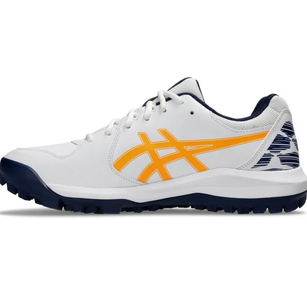 Asics GEL-LETHAL FIELD 2 hockeyschoenen dames white stadium orange