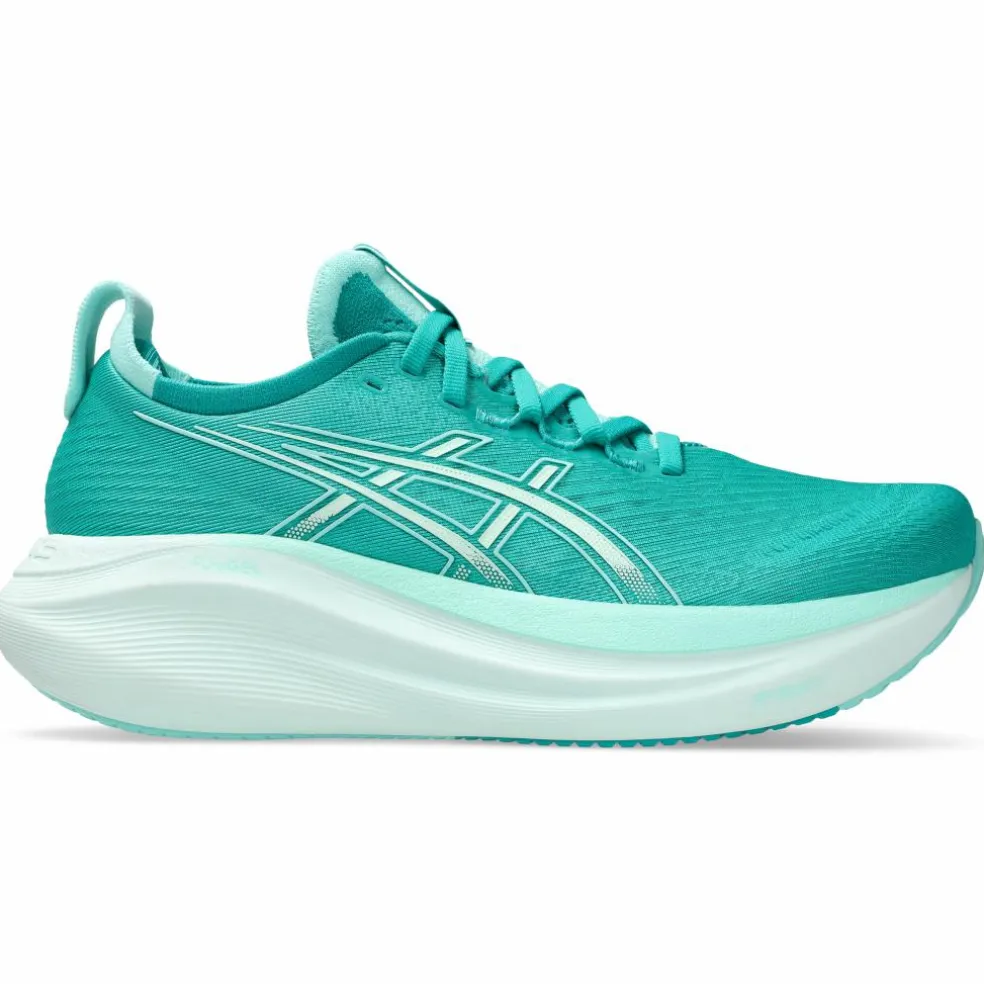 Asics Gel-Nimbus 27 hardloopschoenen dames wave teal illuminate mint