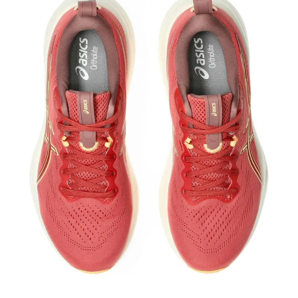 Asics GEL-PULSE 16 hardloopschoenen dames dark pink clay orange glow