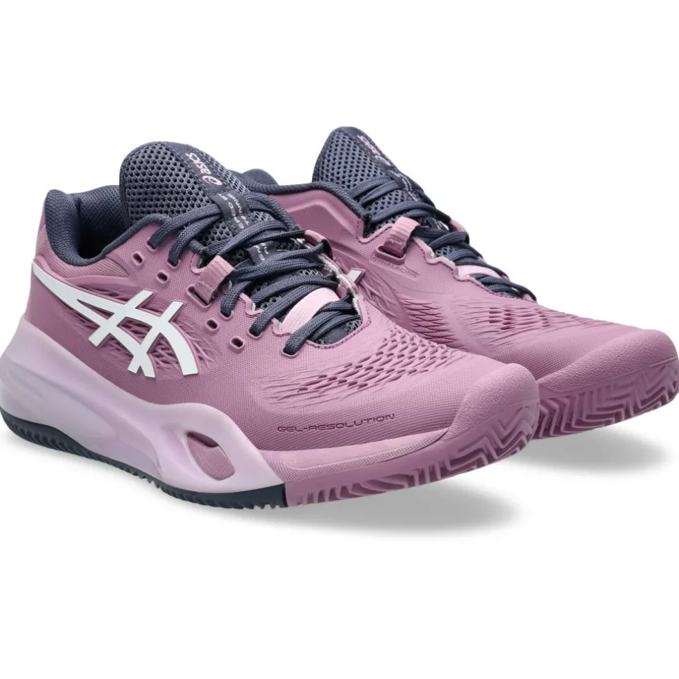 Asics Gel-Resolution X Clay tennisschoenen dames ube white