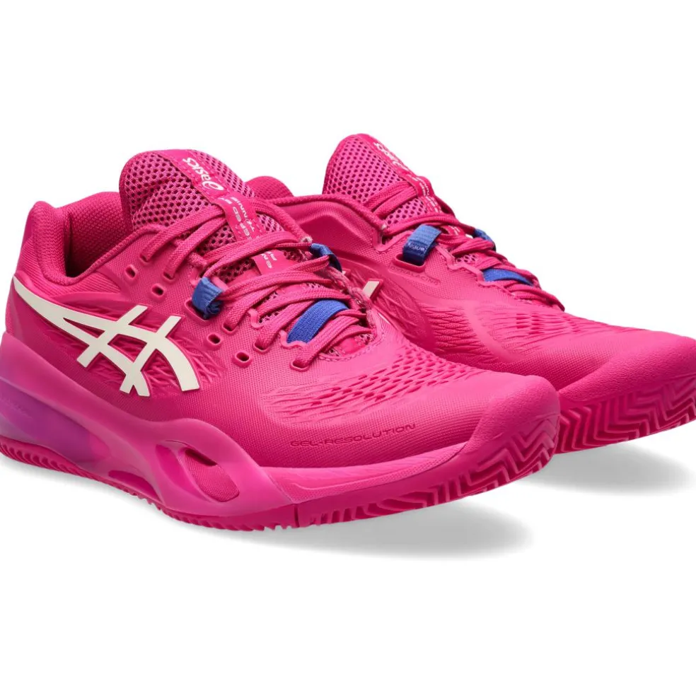 Asics GEL-RESOLUTION X CLAY tennisschoenen dames bright rose cream
