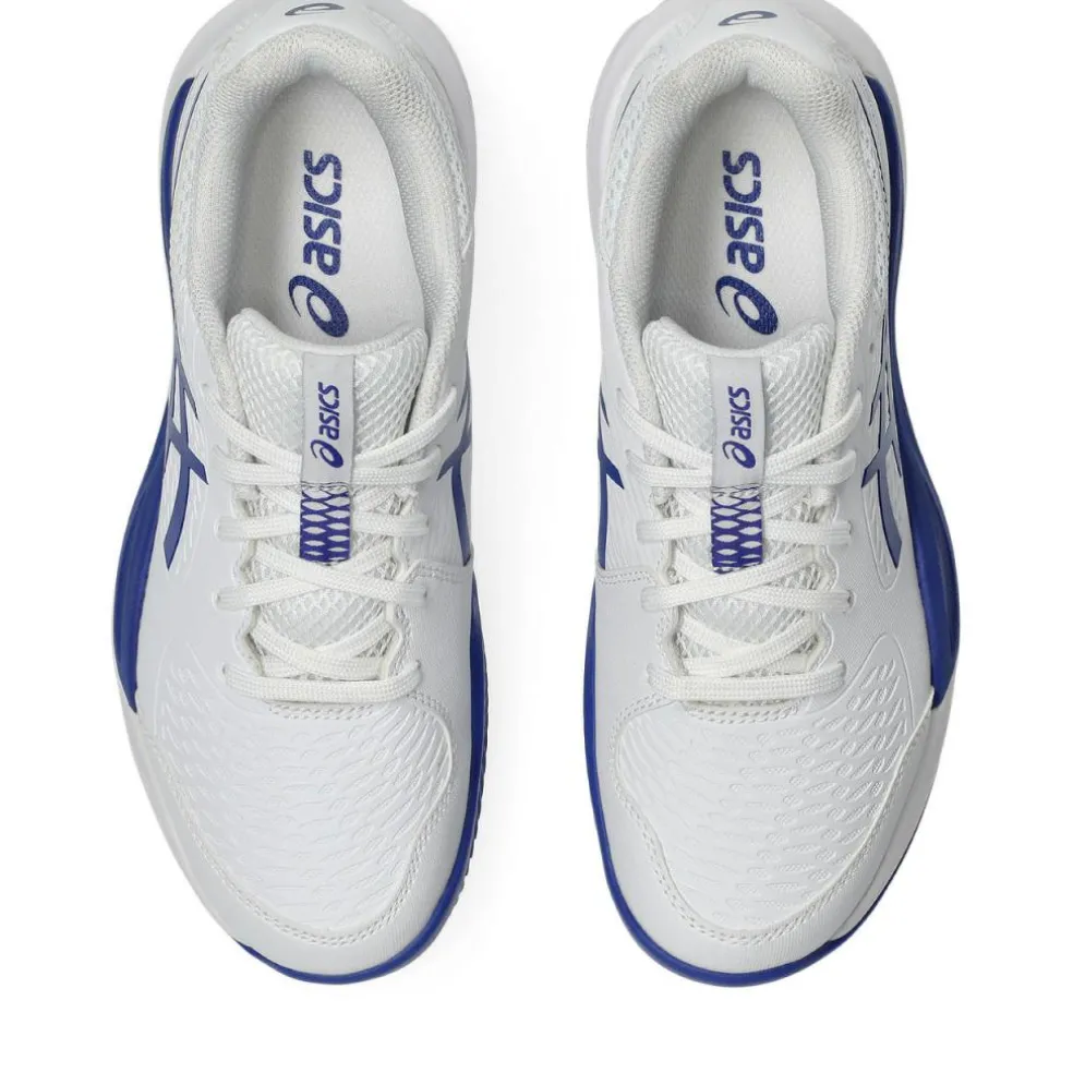 Asics GEL-RESOLUTION X GS CLAY tennisschoenen junior white dark cobalt