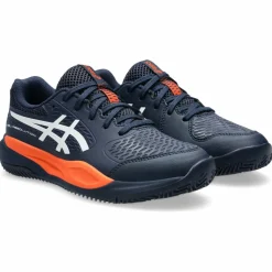 Asics Gel-Resolution X GS Clay tennisschoenen junior midnight white