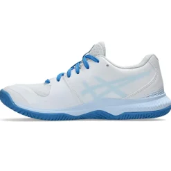 Asics Gel-Tactic 12 indoorschoenen dames white light blue