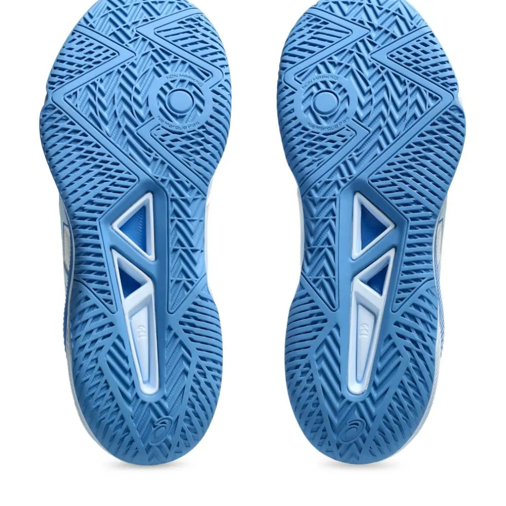 Asics Gel-Tactic 12 indoorschoenen dames white light blue