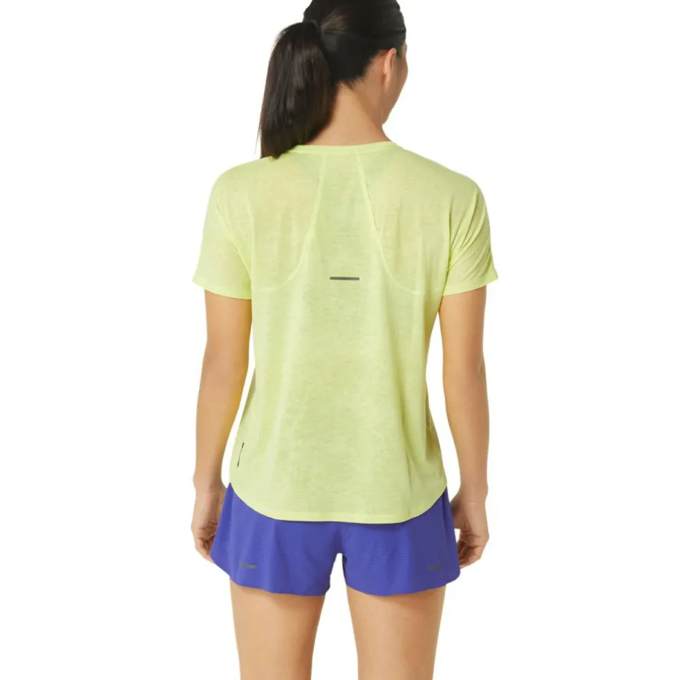 Asics Metarun Pattern SS hardloopshirt dames glow yellow