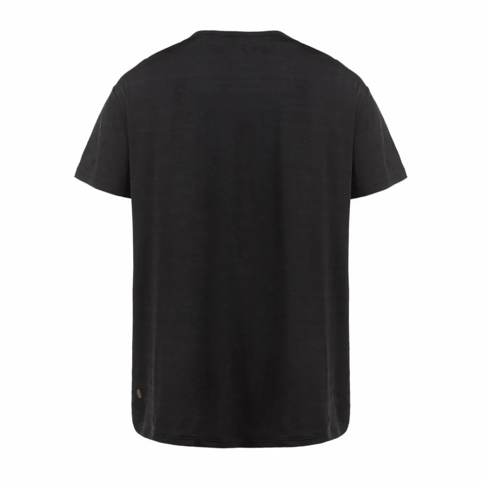 Athlecia Lizzy S/S shirt dames black melange