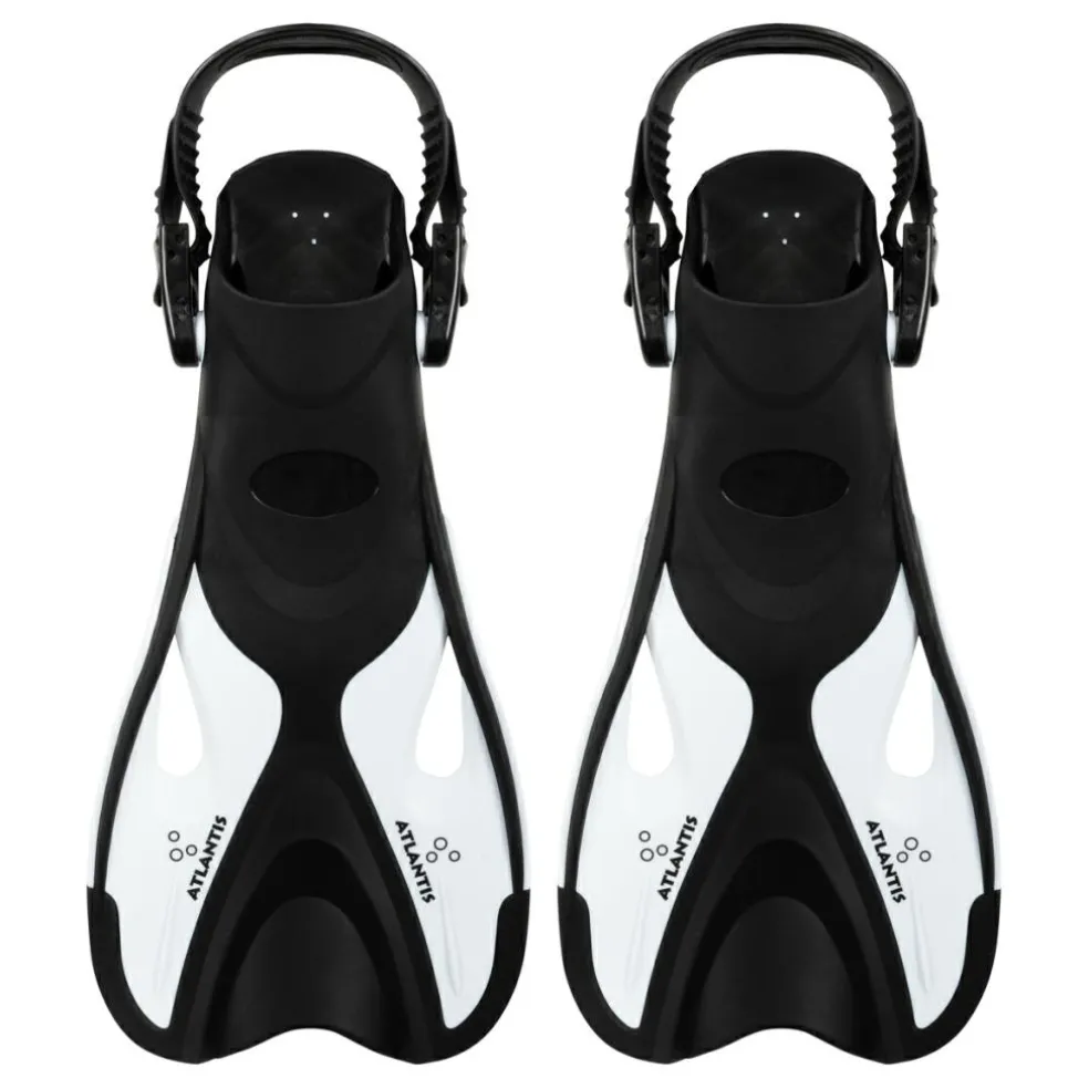 Atlantis Dolphin zwemvliezen black white - EU 36 - 41