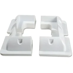 Atlas Solar  Hoeksteunen voor zonnepaneel wit