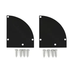 Atlas Solar  Zijkapjes voor zonnepaneel spoiler zwart