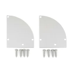 Atlas Solar  Zijkapjes voor zonnepaneel spoiler zilver