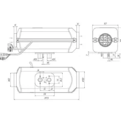Autoterm 4D 24 volt dieselkachel