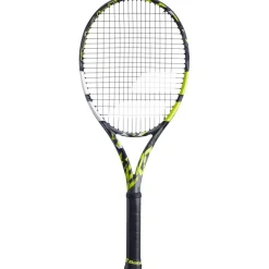 Babolat Pure Aero tennisracket grijs geel wit