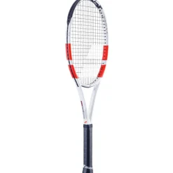 Babolat Pure Strike 100 Gen4 tennisracket wit rood ZWART