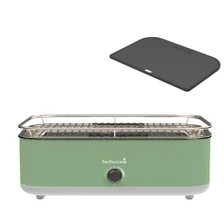 Barbecook E-Carlo elektrische barbecue paris green inclusief contactplaat