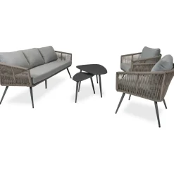 Bardani Azori loungeset 5-delig taupe