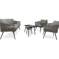 Bardani Azori loungeset 5-delig taupe