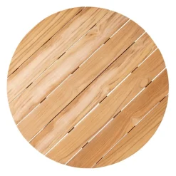 Bardani Bari L bijzettafel ø 75 teak