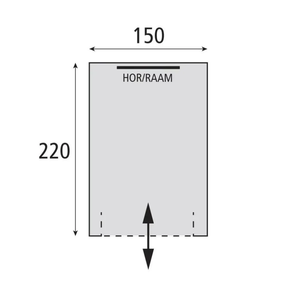 Bardani Bolero schuurtent grey