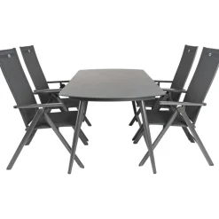 Bardani Olivia 180 x 100 cm Aruba 4 tuinset grey