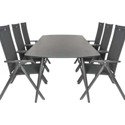Bardani Olivia 240 x 100 cm Aruba 6 tuinset grey