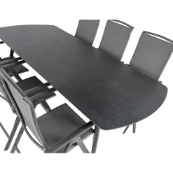 Bardani Olivia 240 x 100 cm Capri 6 tuinset grey