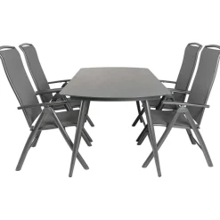 Bardani Olivia 180 x 100 cm Capri 4 tuinset grey