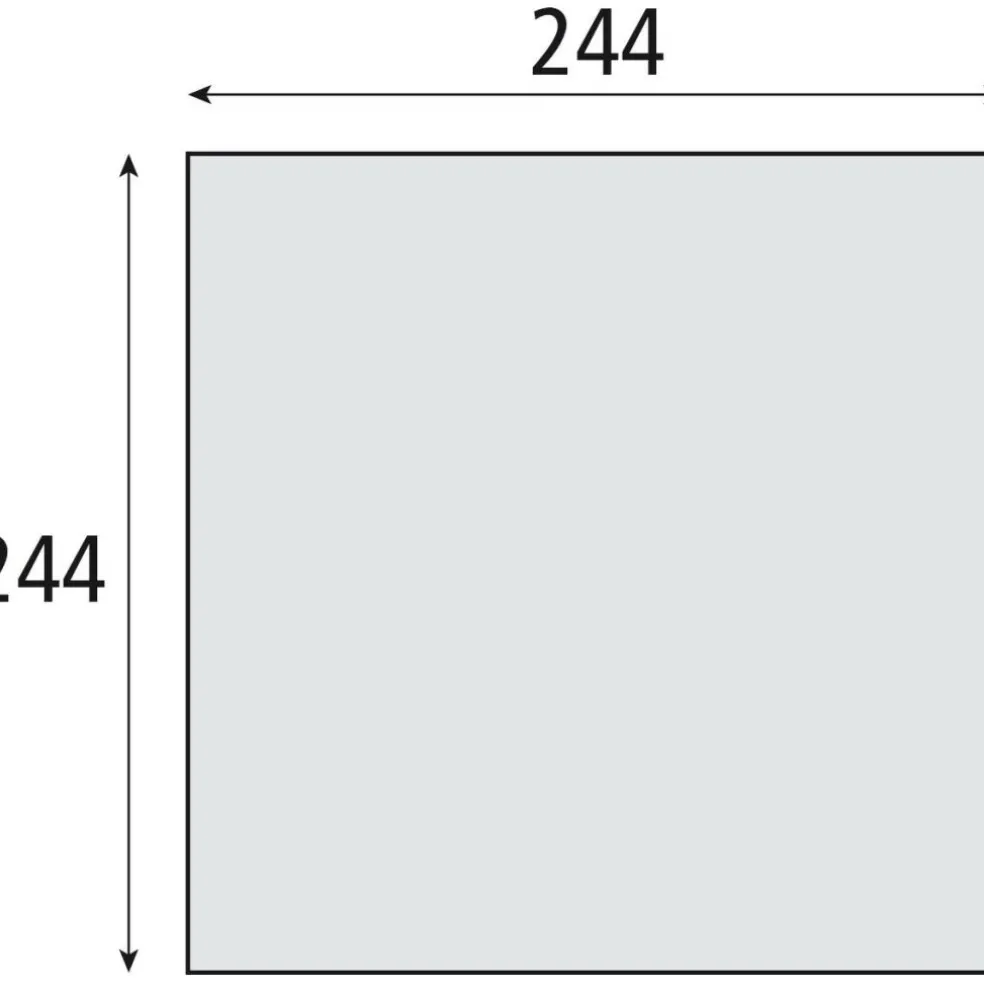 Bardani Quick Lodge 4 partytent 244 x 244 cm grey