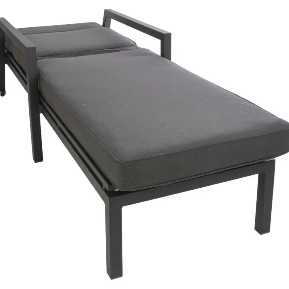 Bardani Quinta ligbed anthracite inclusief kussen