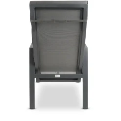 Bardani Quinta verstelbare tuinstoel antraciet