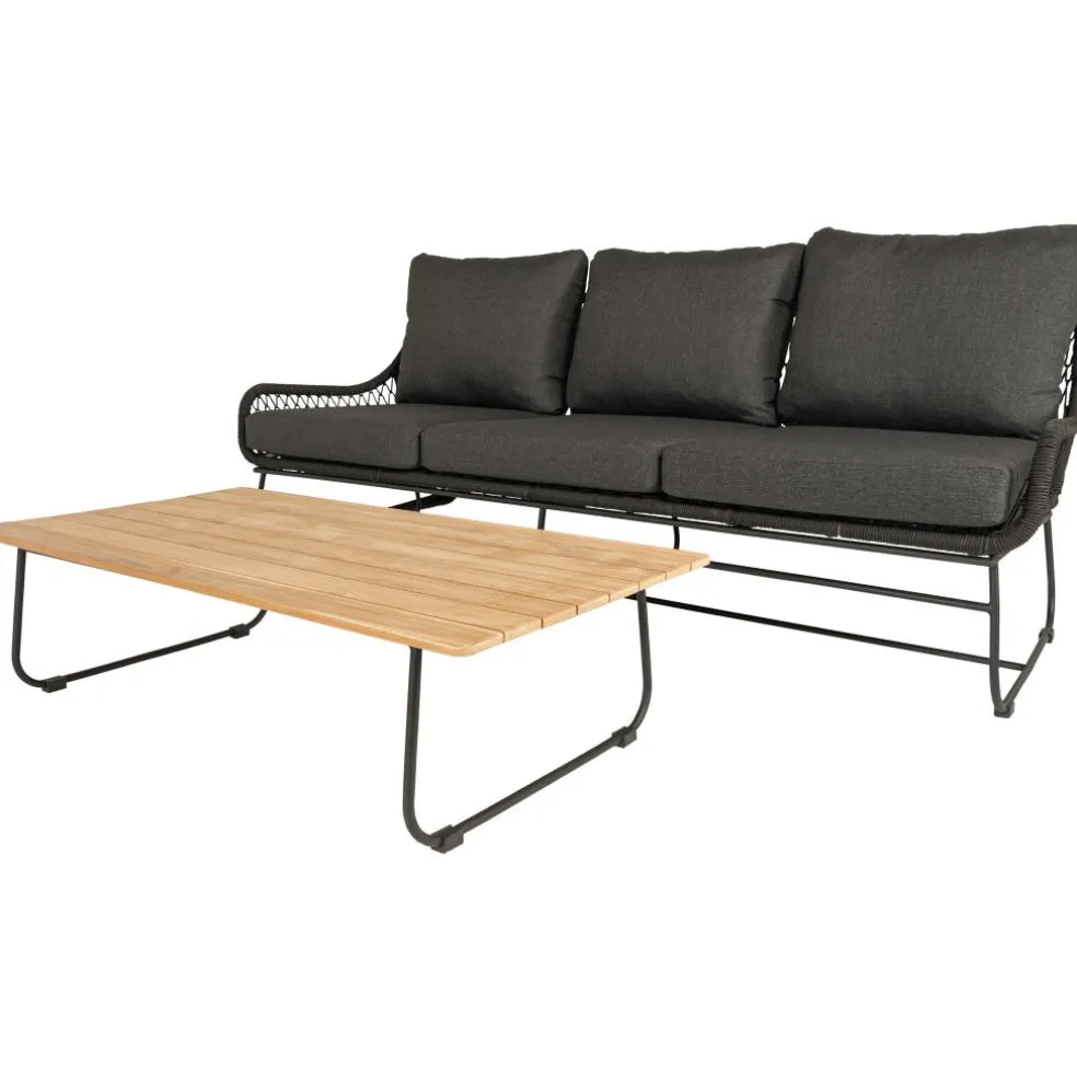 Bardani Riva 4-delig loungeset black