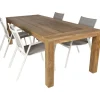 Bardani Roma 240 Aruba 4 tuinset teak white