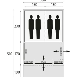 Bardani Spitfire 300 RSTC tunneltent beige