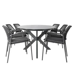 Bardani Varesse 240 x 108 cm Barista 6 tuinset antraciet