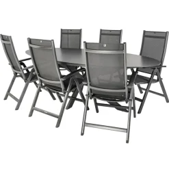 Bardani Varesse 240 x 108 cm Easy 6 tuinset antraciet