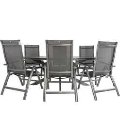 Bardani Varesse 240 x 180 cm Legato 6 tuinset antraciet