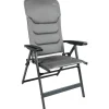 Bardani Vermillion 3D Comfort campingstoel platina grey