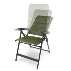 Bardani Vermillion X 3D Comfort campingstoel olive green