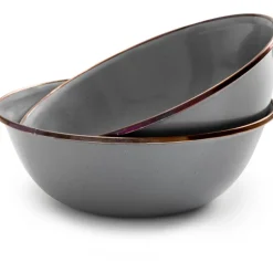 Barebones Emaille schaal grey 2-pack