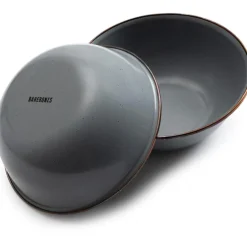 Barebones Emaille schaal grey 2-pack