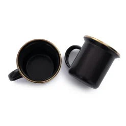 Barebones Espresso mok 148 ml charcoal 2-pack