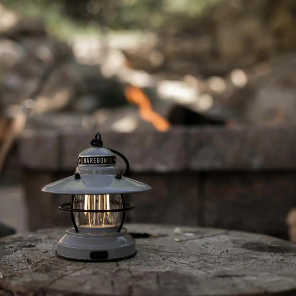 Barebones Mini Edison lantaarn grey