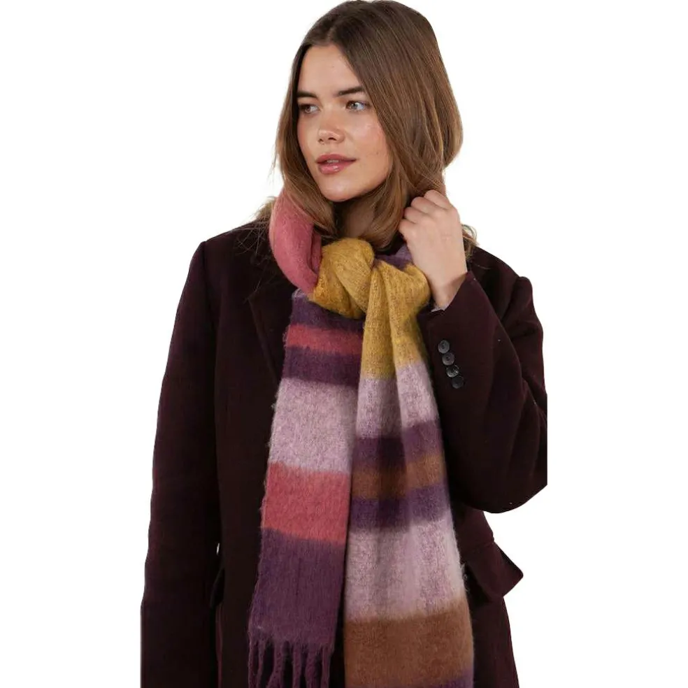 Barts Eluzabeth sjaal dames aubergine