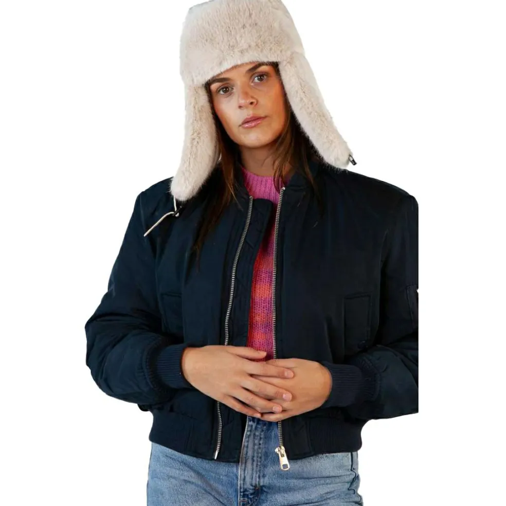 Barts Hawka Bomber muts dames cream