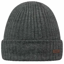Barts Wilbert muts heren dark heather