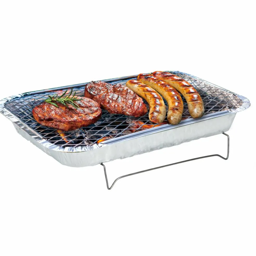 BBQ Wegwerp barbecue silver