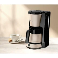 Bestron ACM1000SAT koffiezetapparaat satin