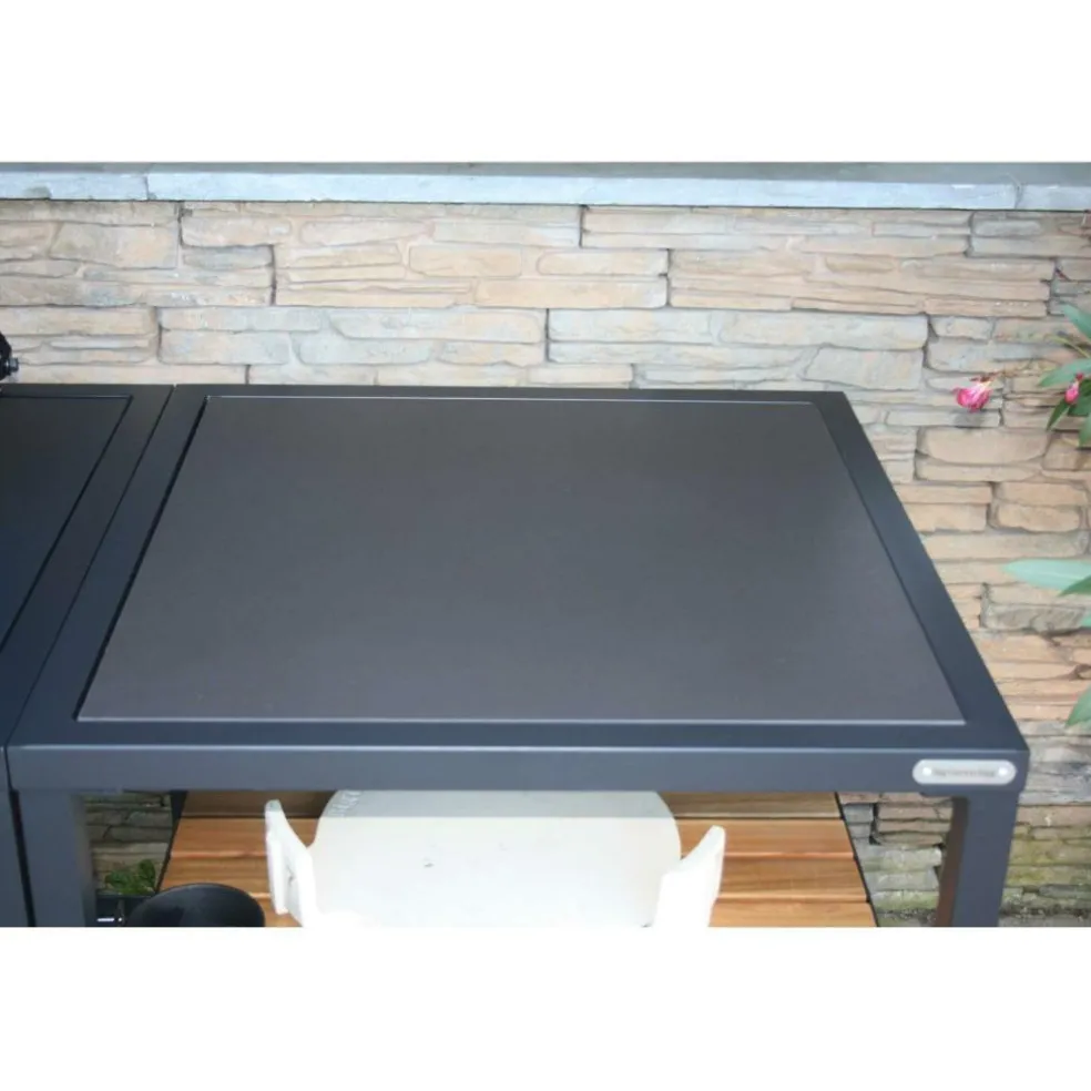 Big Green Egg Dekton Domoos Insert modulair tafelsysteem zwart