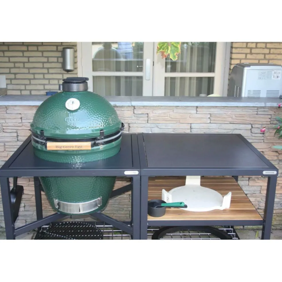 Big Green Egg Dekton Domoos Insert modulair tafelsysteem zwart